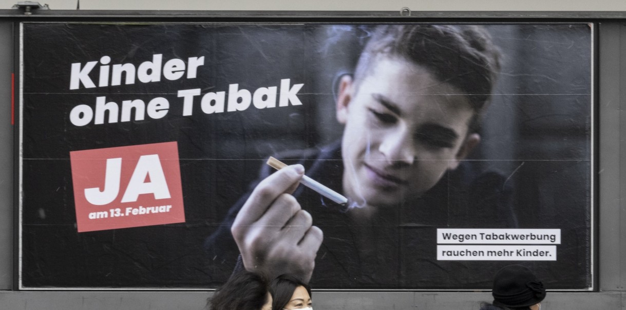 Plakat Initiative «Kinder ohne Tabak»