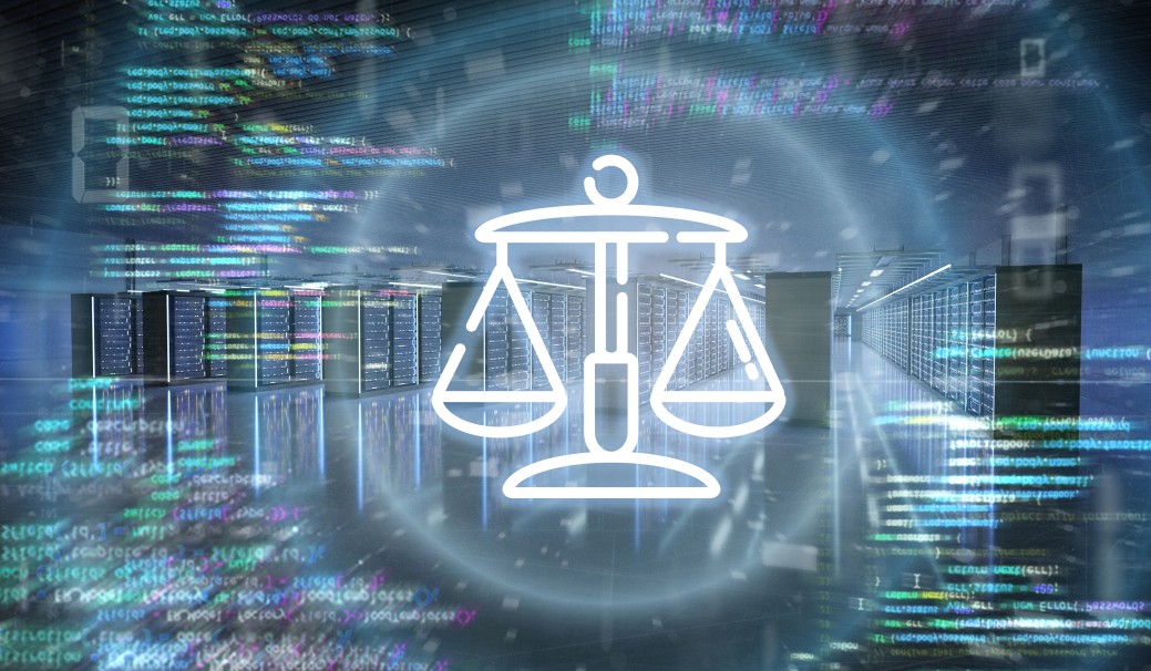 Recht Waage Digitalisierung